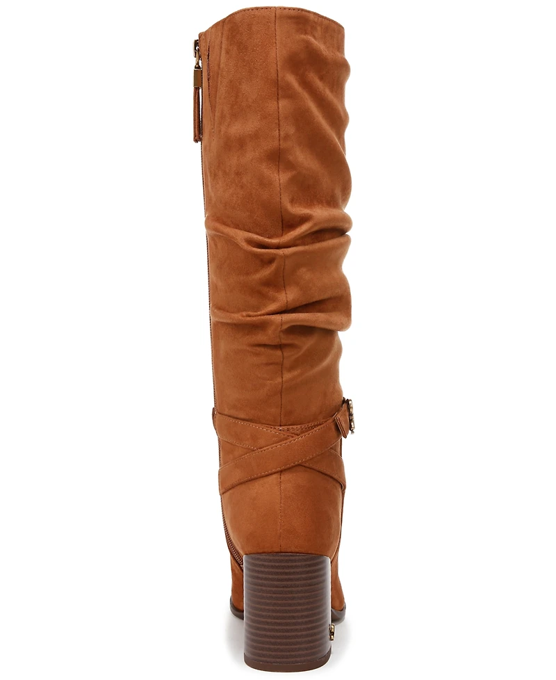 Sam and Libby Women's Round Toe Slouchy Knee Boots