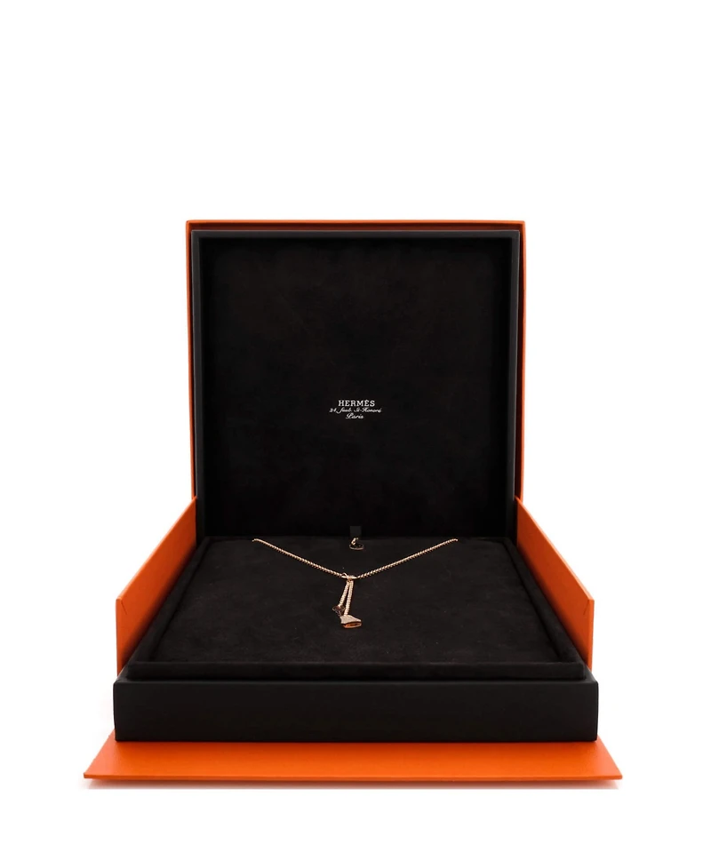 Pre-Owned Hermes Kelly Clochette Pendant Necklace