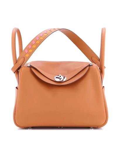 Pre-Owned Hermes 26 Lindy Bag Swift with Tressage Epsom