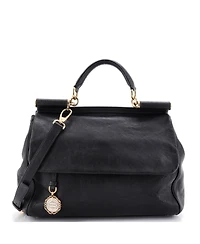 Pre-Owned Dolce & Gabbana Large Soft Miss Sicily Bag Leather