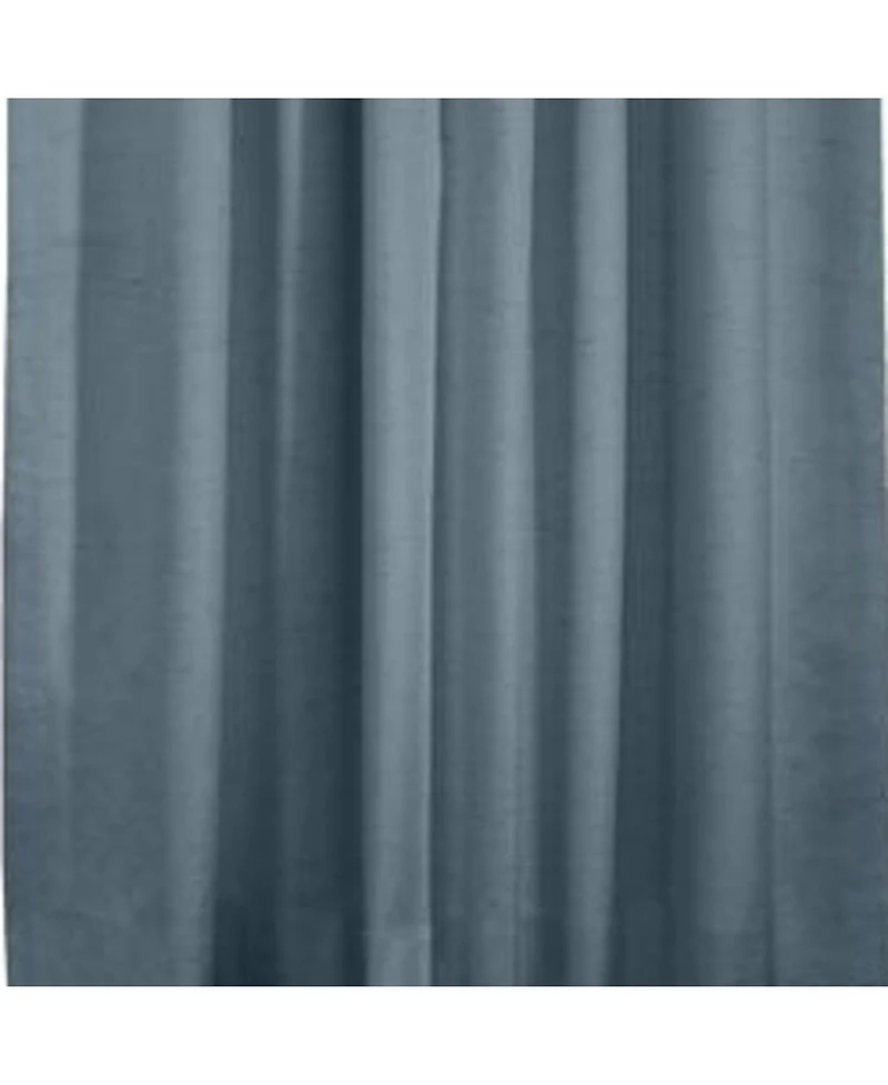 Commonwealth Ventura Tab Top Dressing Window Curtain Panel Pair - 52"x63", Blue