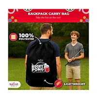 Bogey Pong | 3-in-1 Backyard Pong Golf Game Set with Darts & Tic Tac Toe | Remove Discs for Pong Golf Style Gameplay