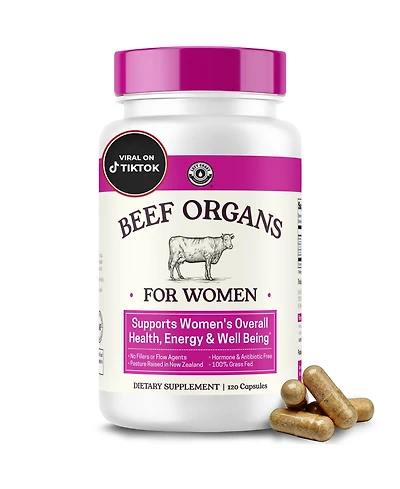 Beef Organs For Women, 120ct
