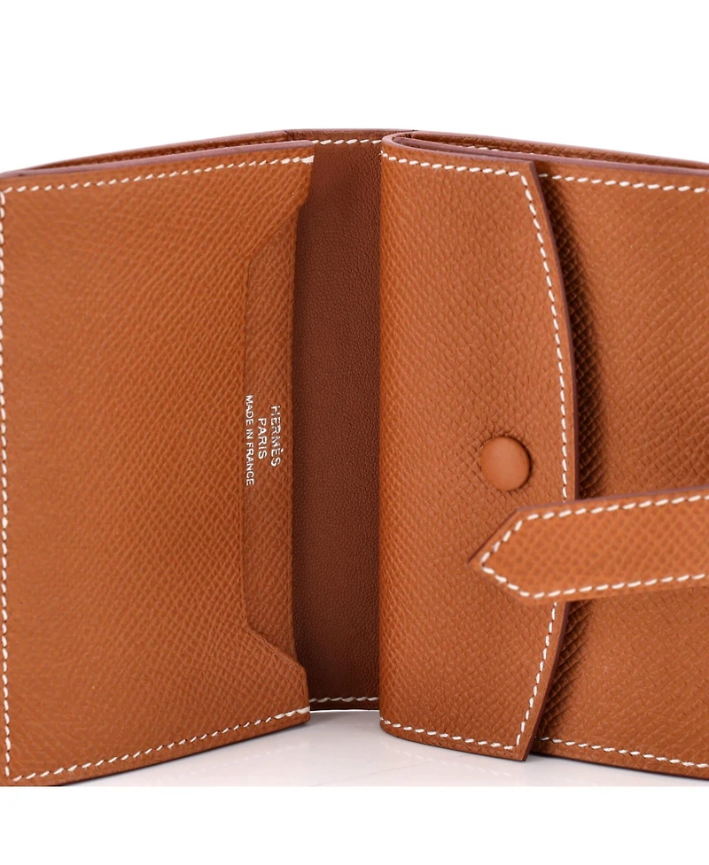 Pre-Owned Hermes Mini Bearn Wallet Epsom