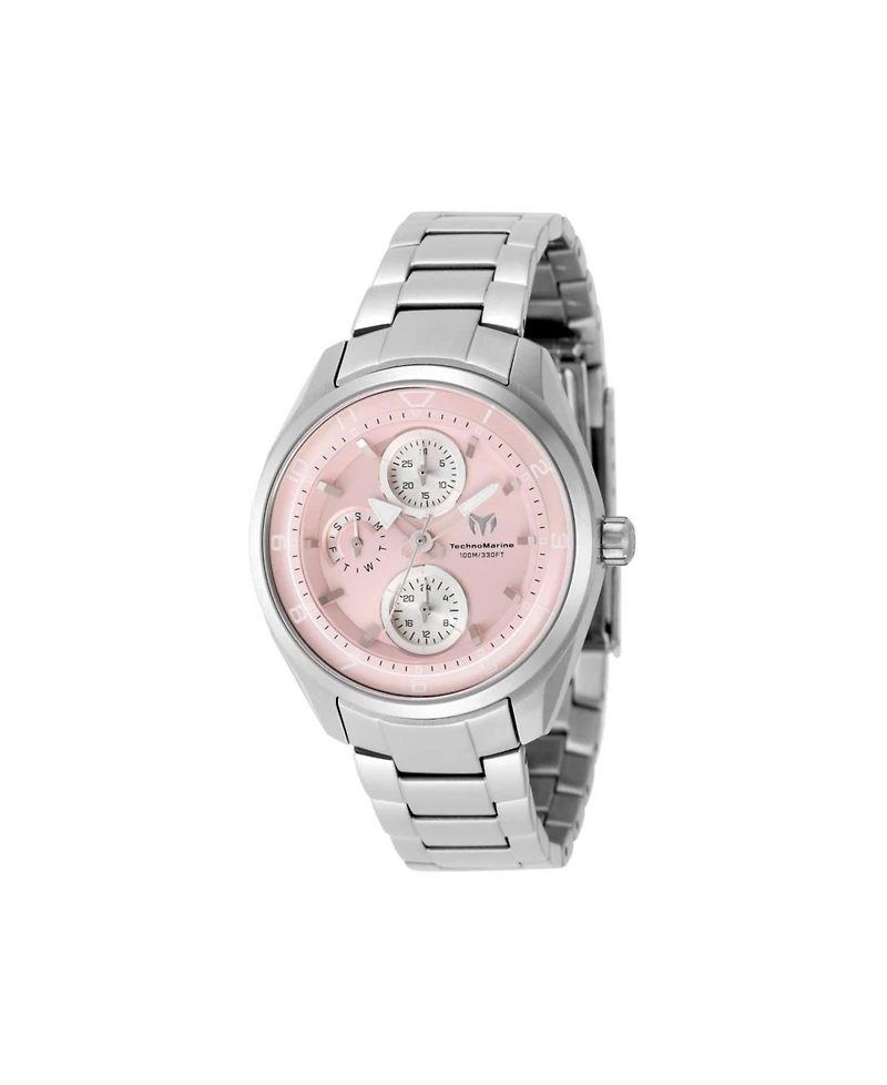 Technomarine Women's Tm-318108 Ocean Quartz Pink Dial Watch