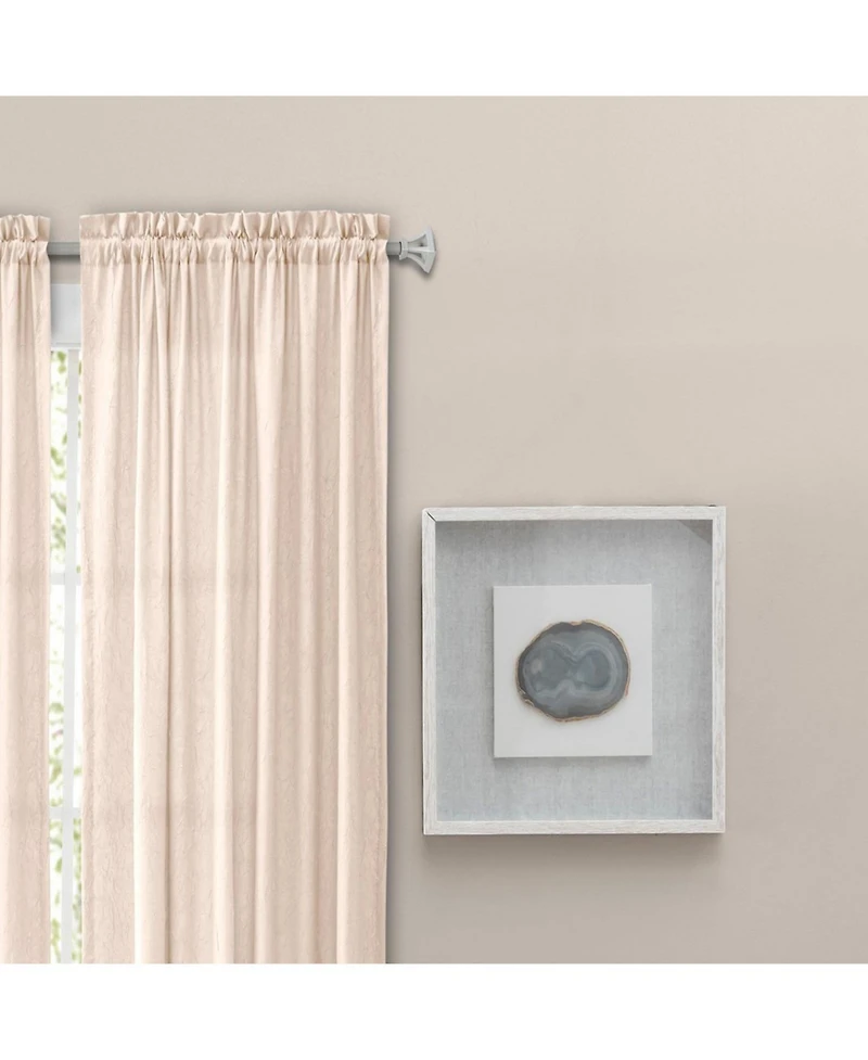 Ellis Curtain Portland Crushed Taffeta Rod Pocket Tailored Panel - 48x63