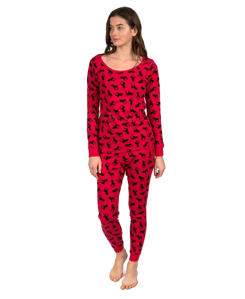 Leveret Women's Two Piece Cotton Holiday Pajamas