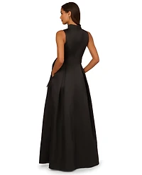 Adrianna Papell Women's Sleeveless Notch Front Dress