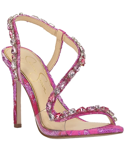Jessica Simpson Women's Jaycin Barely-There Rhinestone Evening Sandals