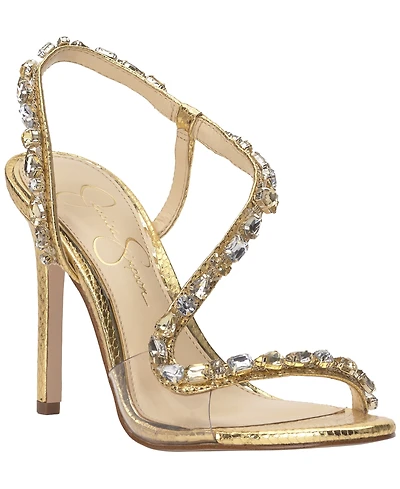 Jessica Simpson Women's Jaycin Barely-There Rhinestone Evening Sandals
