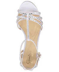 Jessica Simpson Women's Jivira Rhinestone Strappy Stiletto Sandals