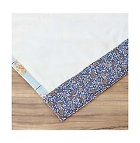 Barefoot Bungalow Carlie High Quality Light Filtering Window Panel Pair - Each 42"x84" Calico Stripe