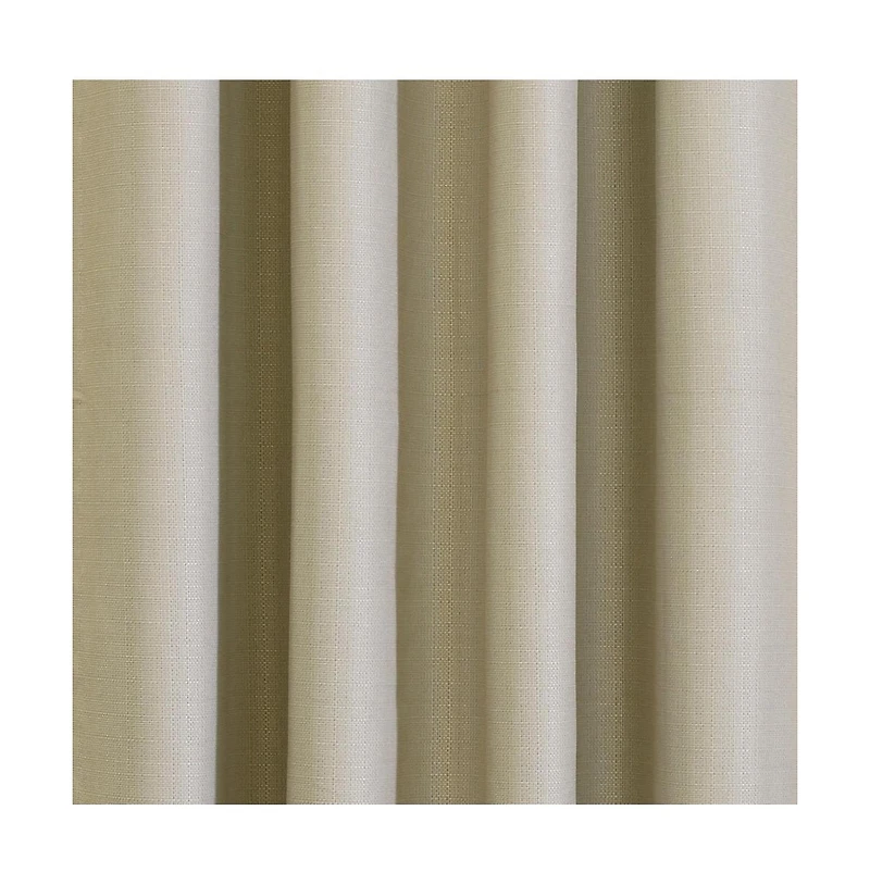 Thermaplus Newberry Blackout Window Treatment Grommet Curtain Panel for Bedroom Livingroom 52" x 95" Linen