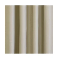 Thermaplus Newberry Blackout Window Treatment Grommet Curtain Panel for Bedroom Livingroom 52" x 95" Linen