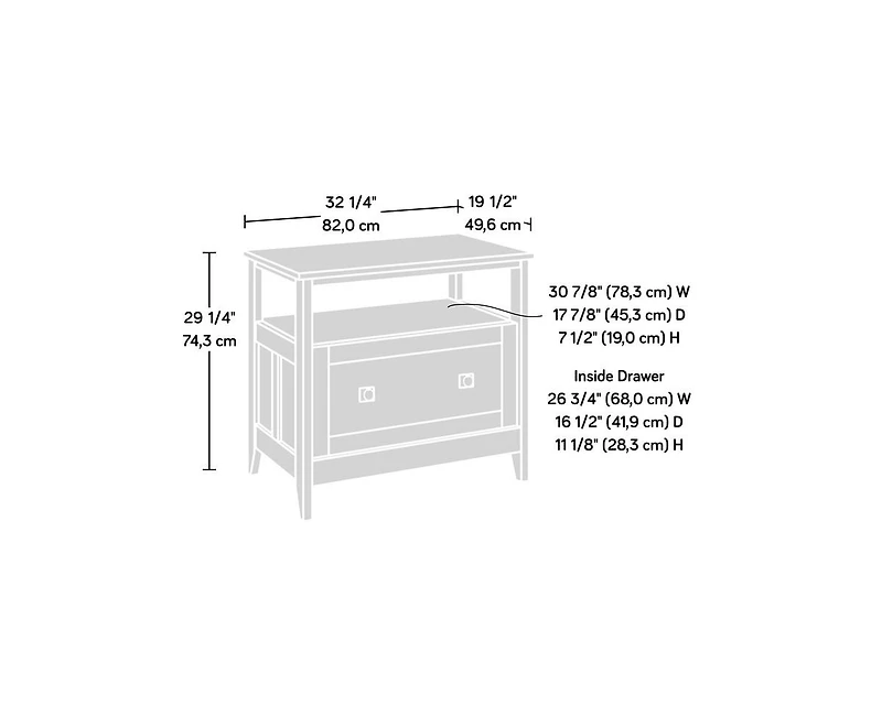 Casainc Storage File Cabinet with Drawer