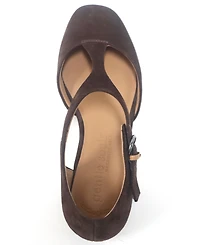 Gentle Souls Women's Wyatt T-Strap Flats