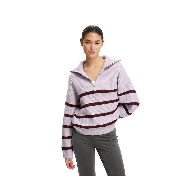 Cotton On Women's Luxe Half Zip Pullover