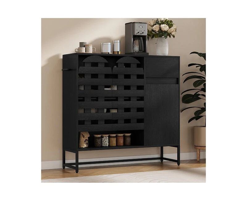 Casainc Storage Cabinet with Arched Doors