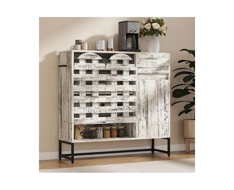 Storage Cabinet with Arched Doors