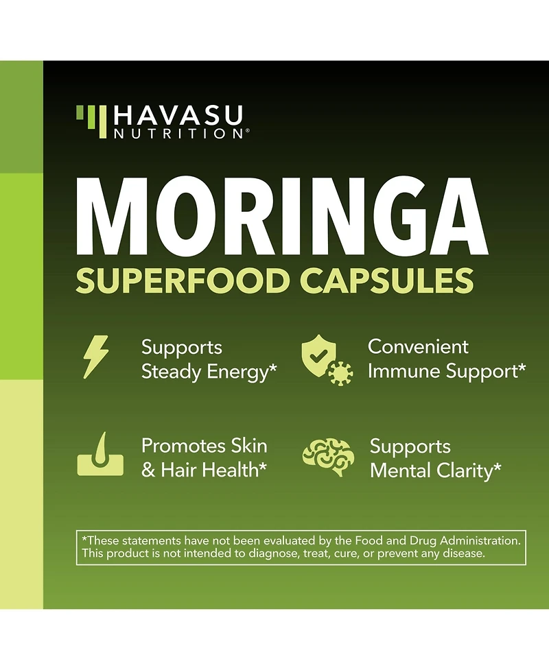 Moringa Capsules, 120ct