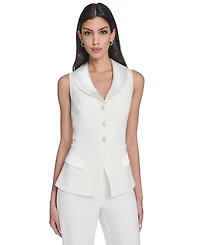 Eliza J Women's V-Neck Peplum Jumpsuit