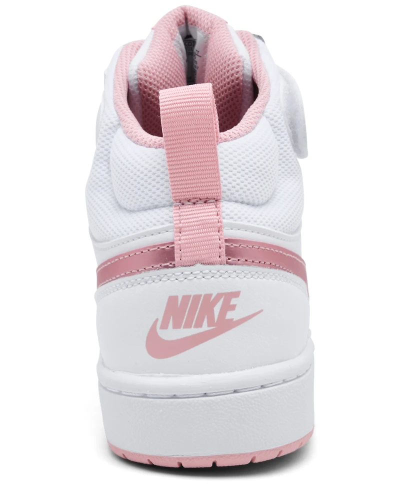 Nike Big Girls Court Borough Mid 2 Casual Sneakers from Finish Line
