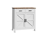Kitchen Storage Cabinet with 2 Drawers and 2 Doors