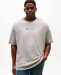 Tommy Hilfiger Men's Big & Tall Small Center Logo T-Shirt