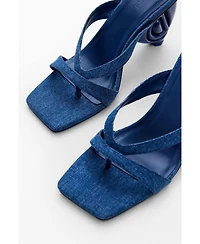 Desigual Women's Heart heel sandal