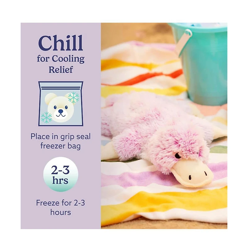 Warmies Microwavable French Lavender Scented Plush Platypus