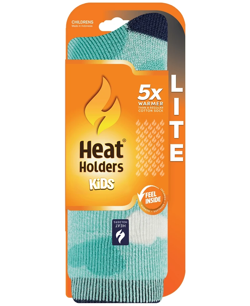 Heat Holders Boys' and Girls' 4-20 Harper Hearts Crew Socks
