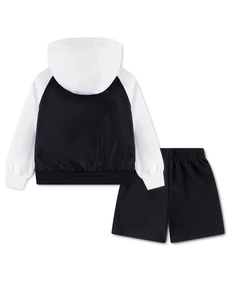 Nike Boys Toddler 2T-4T 2-Piece Windrunner Long-Sleeve Jacket and Shorts Set