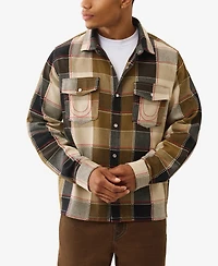 True Religion Men's Straight Hem Western Shirt