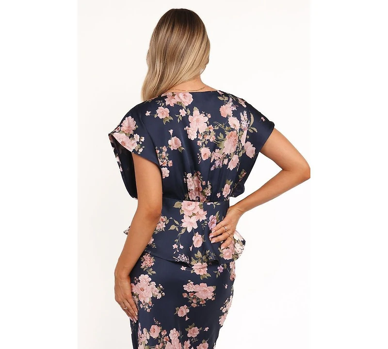 Petal and Pup Women's Ricki Top - Navy Floral