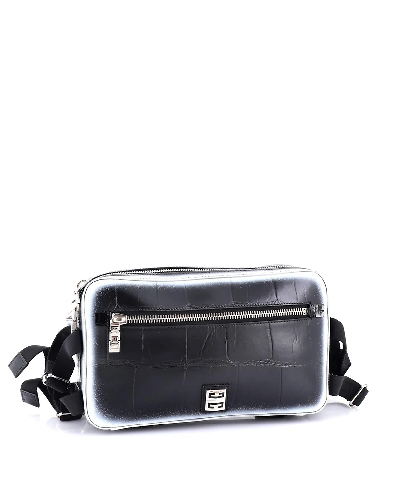 Pre-Owned Givenchy Bum Bag Embossed Leather
