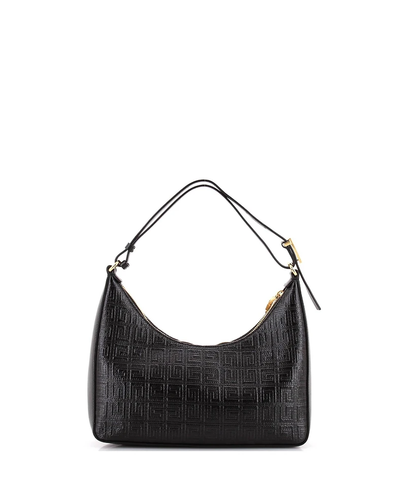 Pre-Owned Givenchy Small Moon Cut Out Bag 4G Coated Canvas