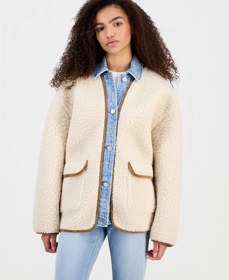 Blank Nyc Women's Nature Hike Fleece Jacket