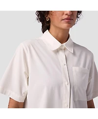 Backcountry Women's Slickrock Short-Sleeve Button-Up Jersey Mountain Bike Jerseys Short Sleeve