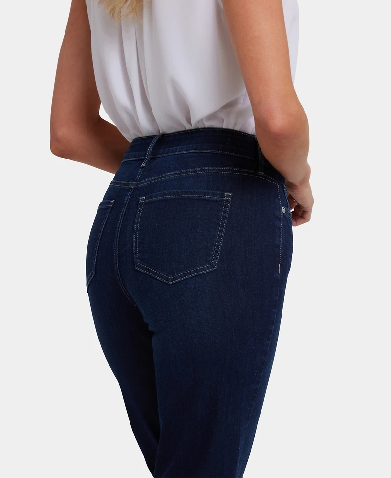Nydj Petite High Rise Marilyn Straight Jeans