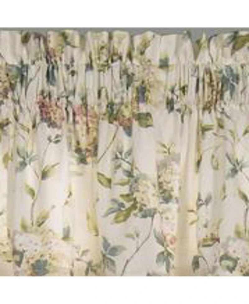 Ellis Curtain Abigail High Quality Water Proof Room Darkening Blackout Tailored Window Valance - 80x15", Multi