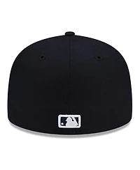 New Era Men's Navy Detroit Tigers 2025 Mlb Postseason Side Patch 59FIFTY Fitted Hat
