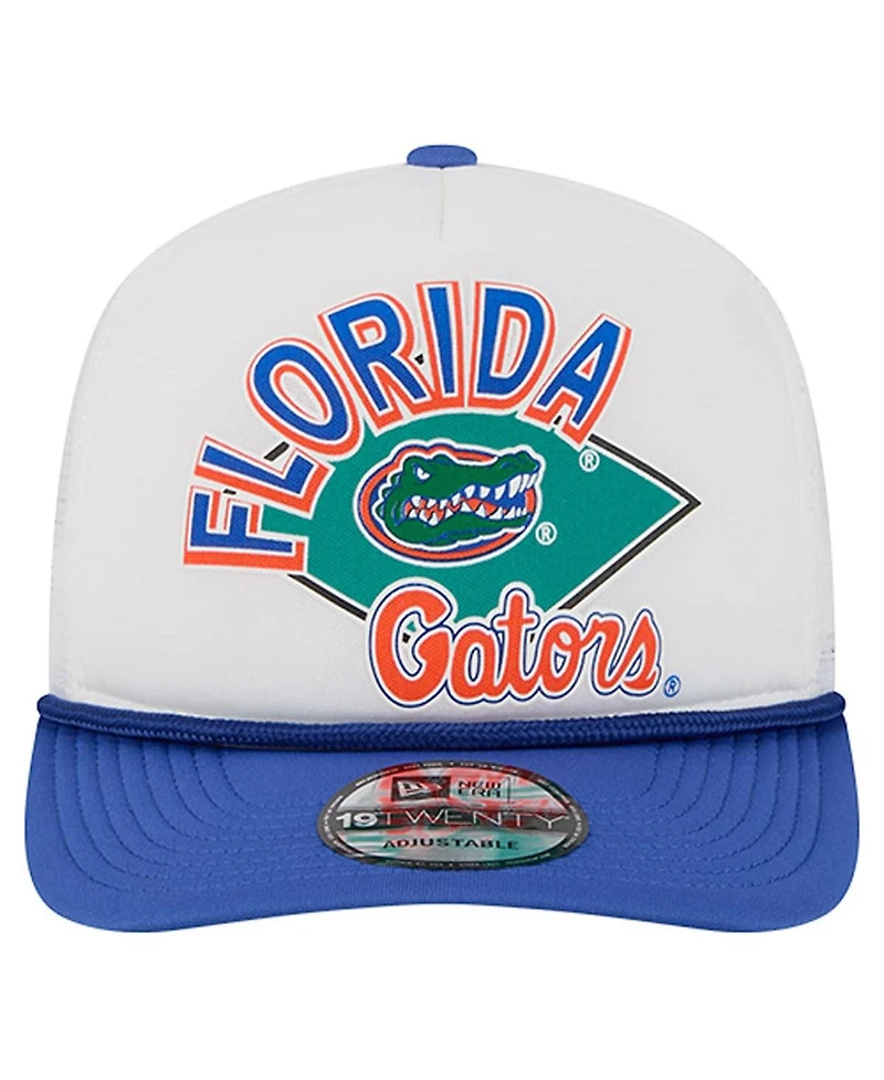 New Era Men's White Florida Gators Diamond 19TWENTY Golfer Adjustable Hat