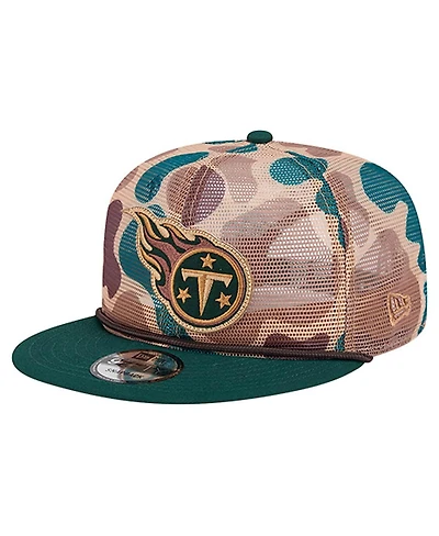 New Era Men's Camo Tennessee Titans Duck Camo 9FIFTY Snapback Hat