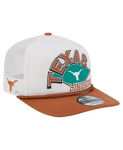 New Era Men's White Texas Longhorns Diamond 19TWENTY Golfer Adjustable Hat