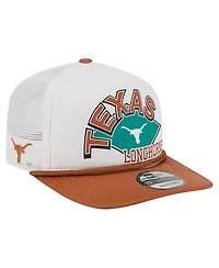 New Era Men's White Texas Longhorns Diamond 19TWENTY Golfer Adjustable Hat