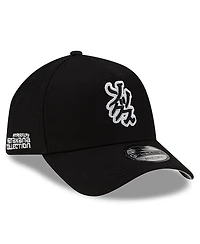 New Era x Hyperfly Men's Black Chicago White Sox A-Frame 9FORTY Adjustable Hat