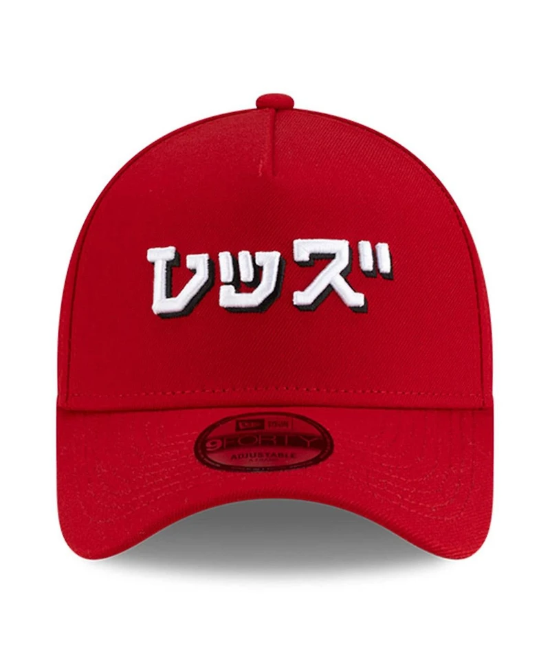 New Era x Hyperfly Men's Red Cincinnati Reds A-Frame 9FORTY Adjustable Hat