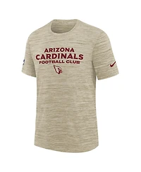 Nike Big Boys and Girls Natural Arizona Cardinals 2025 Rivalries Collection Sideline Velocity Dri-fit T-Shirt