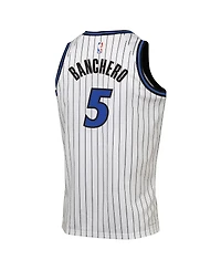 Nike Big Boys and Girls Paolo Banchero White Orlando Magic Swingman Player Jersey