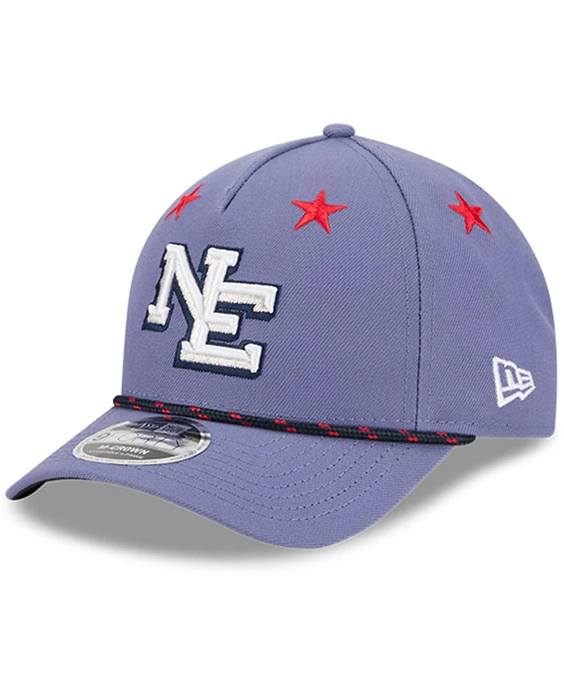 New Era Big Boys and Girls Meadow Blue New England Patriots 2025 Rivalries Collection 9FORTY A-Frame Adjustable Hat